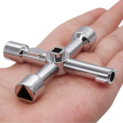 Clé Douille - KeyWrenchCross™ - Carré d'argent - Auto Univers