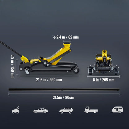Cric Pneumatique - HydraulicPneumatic™ - Auto Univers
