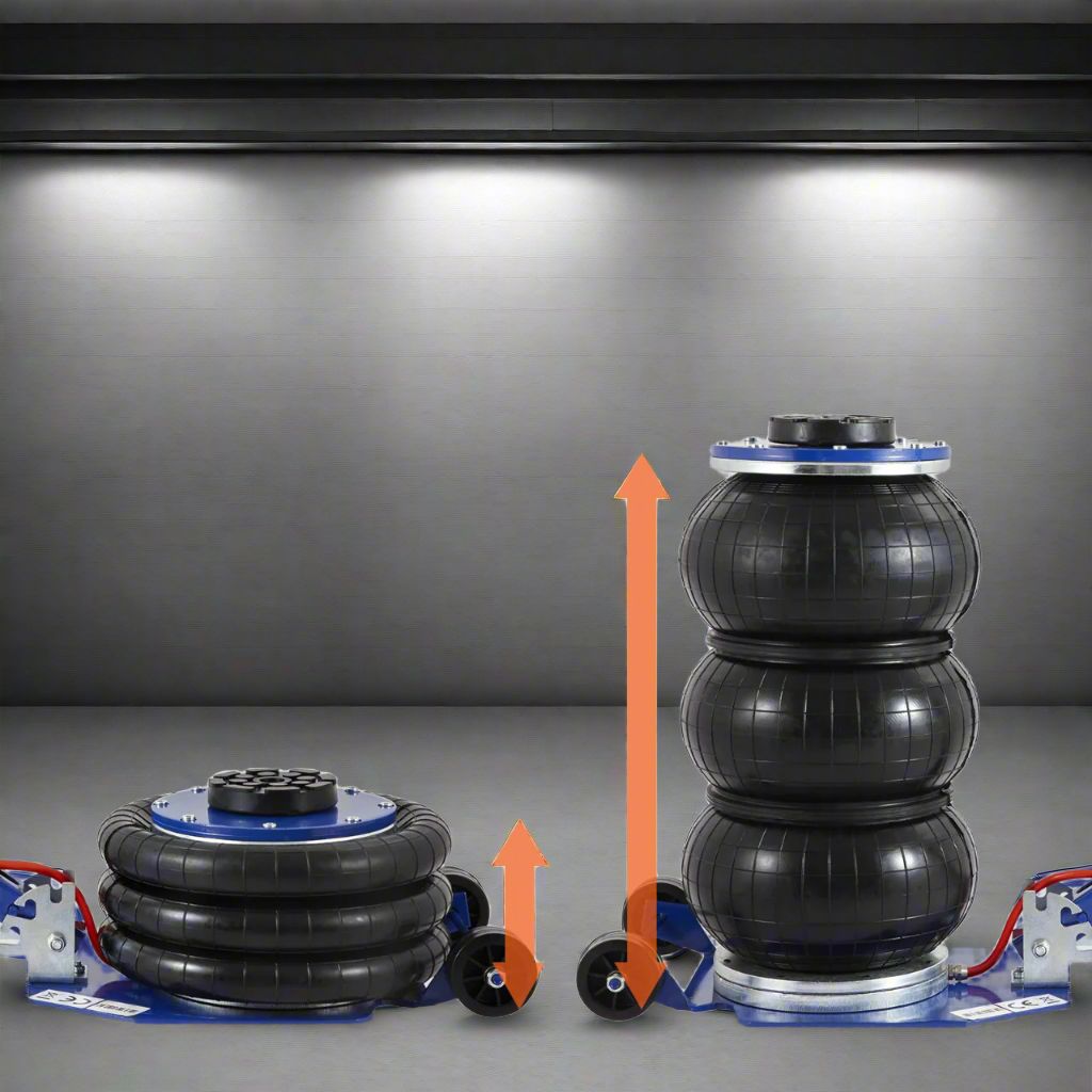 Cric Pneumatique - PneumaticJack™ - Bleu - Auto Univers