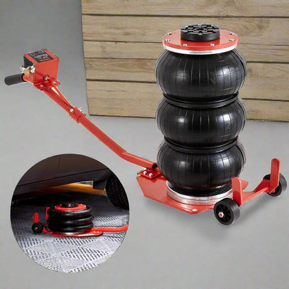 Cric Pneumatique - PneumaticJack™ - Rouge - Auto Univers