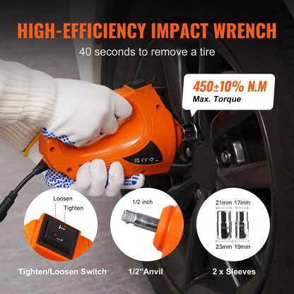 Cric voiture électrique 5T: votre solution d'urgence en quelques minutes - Auto Univers