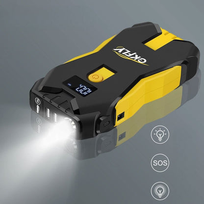 Démarreur Voiture - CarJumpStarter™ - Noir Doré - Auto Univers