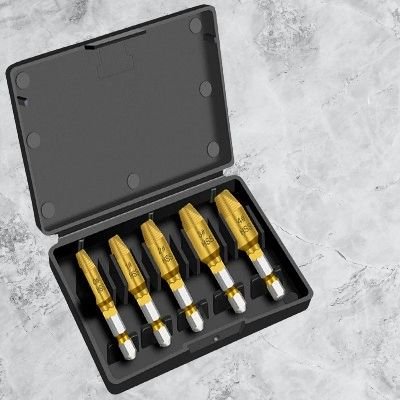 Extracteur Vis - ScrewDrillBit™ - Doré - Auto Univers