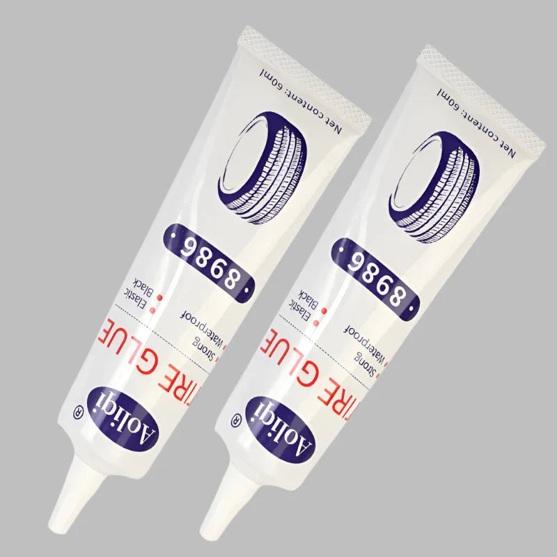 Réparation Pneu Crevé - CarTyreGlue™ - Blanc - Auto Univers